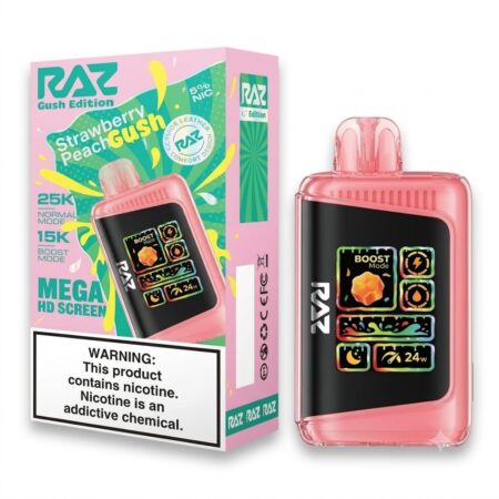 Raz LTX - Strawberry Peach Gush - 25k - 5ct