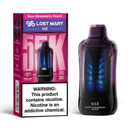Lost Mary VIZ - Sour Strawberry Peach - 55k - 5ct