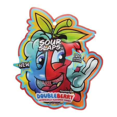 Sour Slaps Gummie - Double Berry - Single