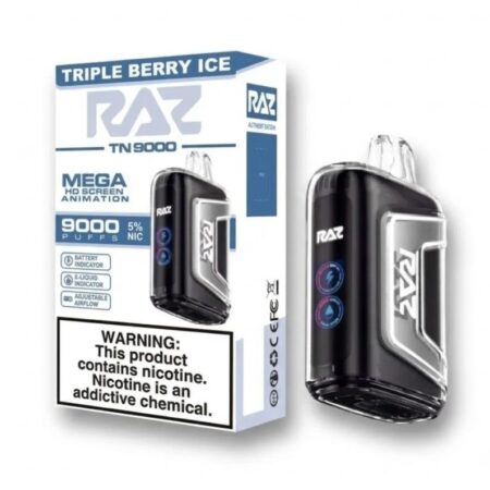 Raz TN9000 - Triple Berry Ice - 5pk