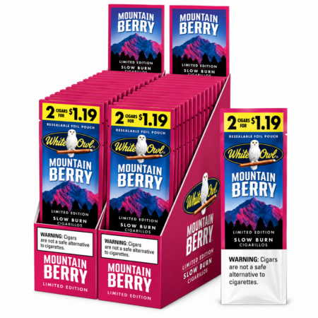 White Owl - Mountain Berry - 2 For $1.19 - 30Ct