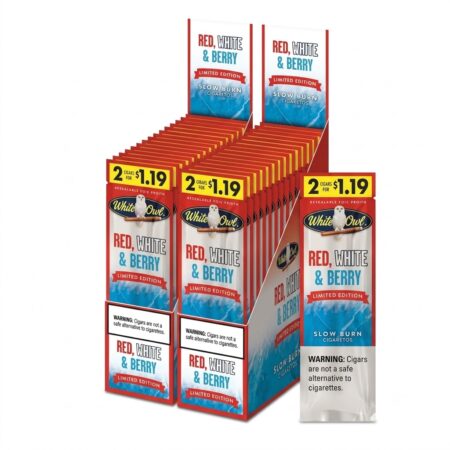 White Owl - Red White Berry - 2 For $1.19 - 30Ct