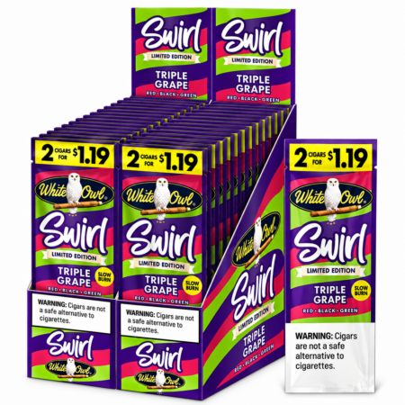 White Owl - Triple Grape - 2 For $1.19 - 30Ct