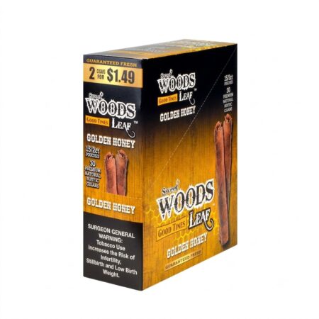 Woods Leaf - Golden Honey - 2 For $1.49 - 15Ct