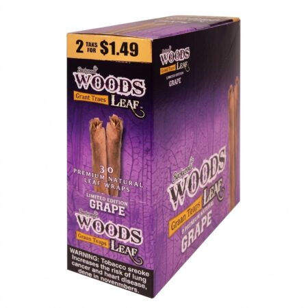 Woods Leaf - Grape - 2 For $1.49 - 15Ct