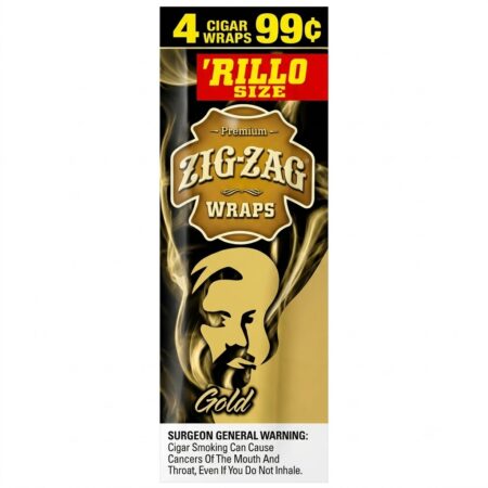Zig Zag Wraps - Gold - 4 For 99C - 15Ct