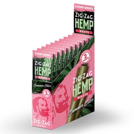 Zig Zag Hemp Wraps - Summer Slice - 25Ct