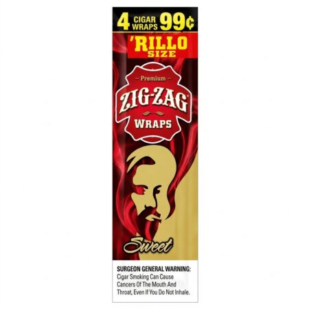 Zig Zag Wraps - Sweet - 4 For 99C - 15Ct