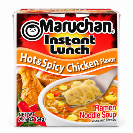 Maruchan Instant Lunch Cup - Hot & Spicy Chicken - 12ct