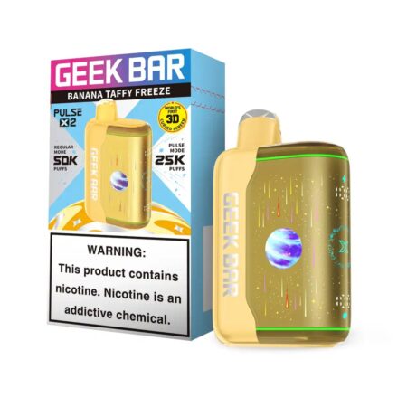 Geekbar Plus - Banana Taffy Freeze - 50k - 5ct