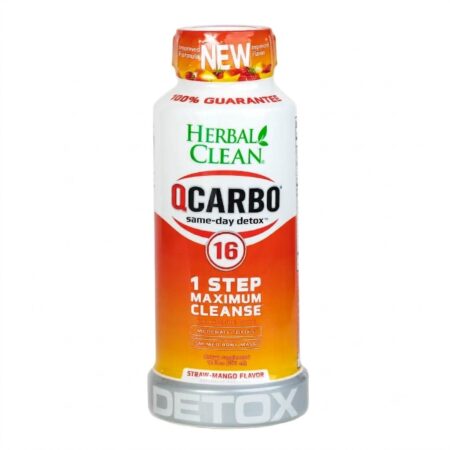 Detox Qcarbo - Herbal Clean - Orange - 16oz
