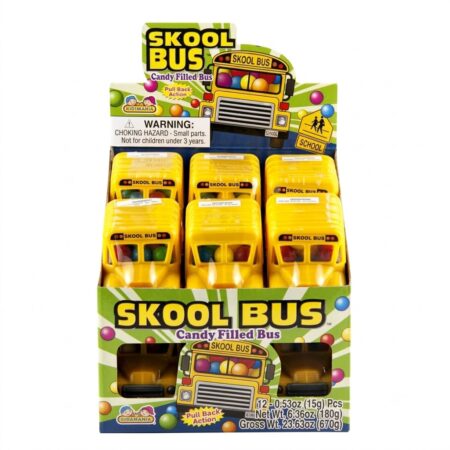 Kidsmania - Skool Bus - 12ct
