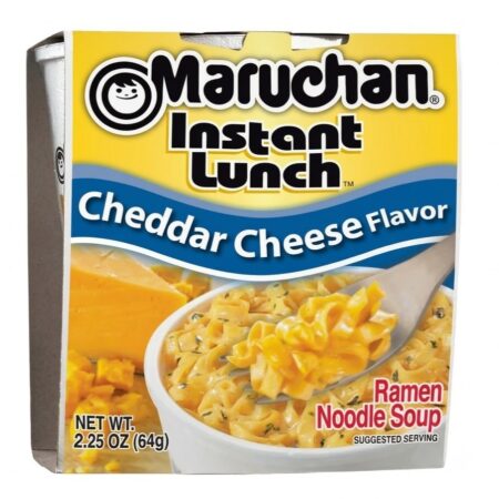 Maruchan Instant Lunch Cup - Cheddar Cheese - 12ct