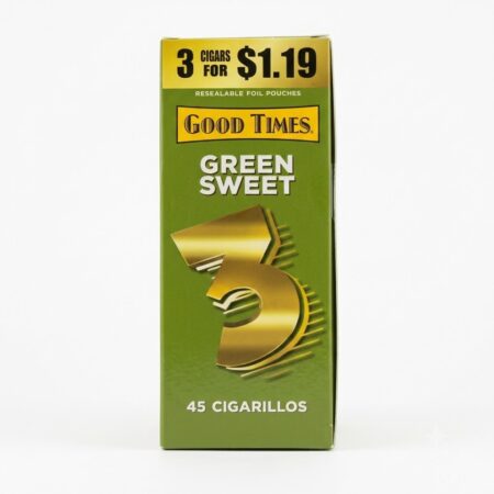 Good Time - Green Sweet - 3 For $1.19 - 15Ct