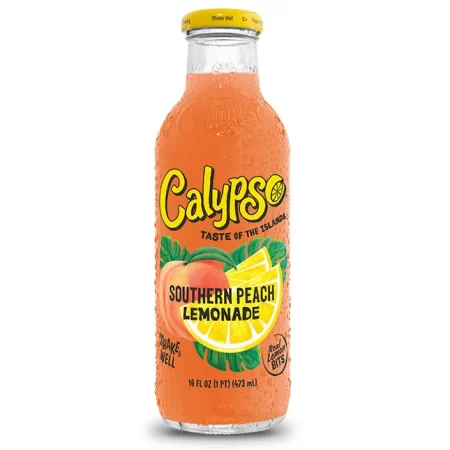 Calypso Southern Peach Lemonade - 16oz (12Ct)