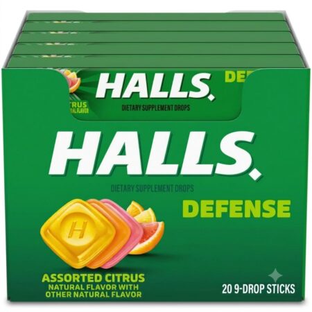 Halls - Defense Assorted Citrus - 20/9 Drop Sticks