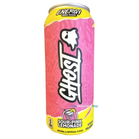Ghost Sour Pink Lemonade 16 OZ (12 Ct)