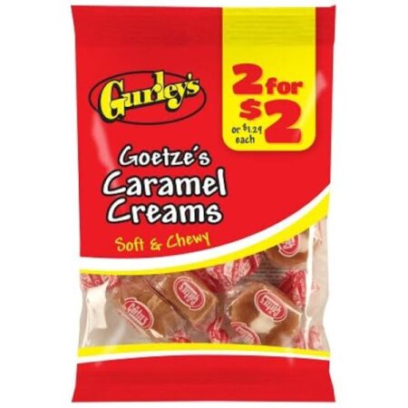 Gurley's - Caramel Cremes,Geotze's - 2 For $2 - 12ct