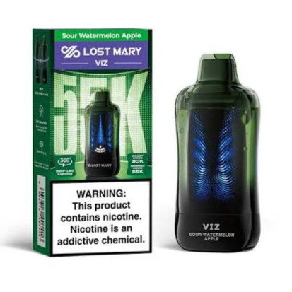 Lost Mary VIZ - Sour Watermelon Apple - 55k - 5ct