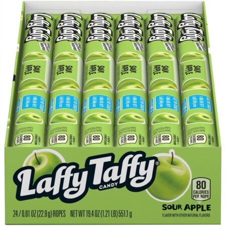 Laffy Taffy Rope - Sour Apple - 24ct