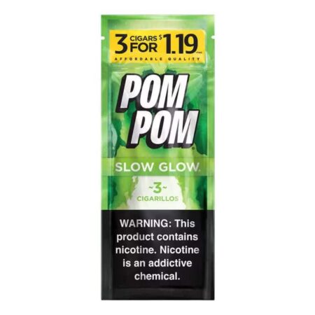 Pom Pom - Slow Glow - 3 For $1.39 - 15Ct