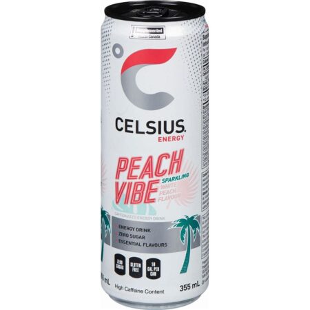 Celsius Sparkling White Peach 12oz ( 12ct )