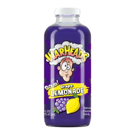 Warheads Grape Lemonade - 16oz (12ct)