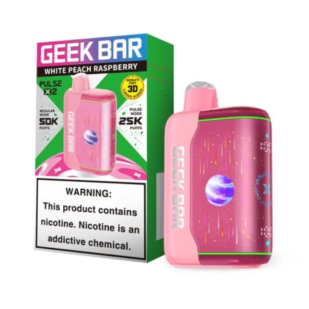 Geekbar Plus - White Peach Raspberry - 50k - 5ct