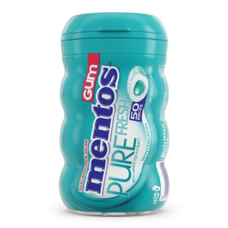 Mentos Gum Bottle - Winter Green - 10ct