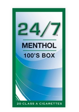 24/7 MENTHOL 100 BX