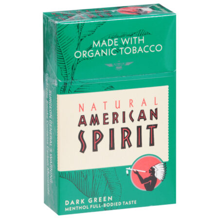 AMERICAN SPIRIT DARK GREEN BX