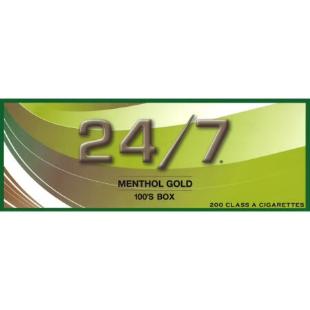 24/7 MENTHOL GOLD 100 BX