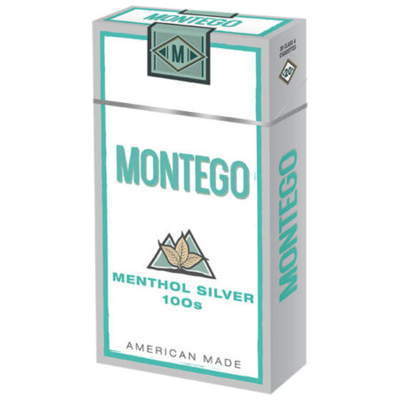 MONTEGO MENTHOL SILVER 100 BX
