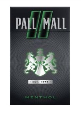 PALL MALL MENTHOL BLACK 100 BX