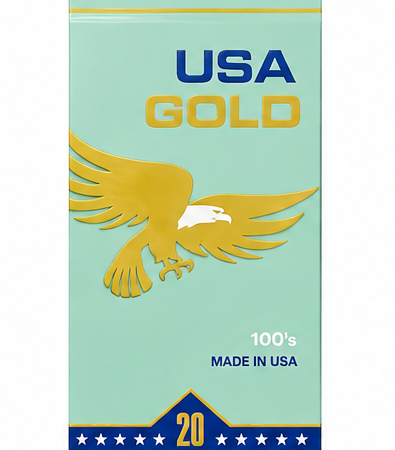 USA GOLD MENTHOL GOLD 100 BX