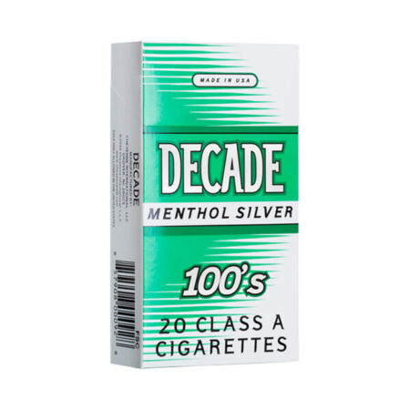 DECADE MENTHOL SILVER 100 BX