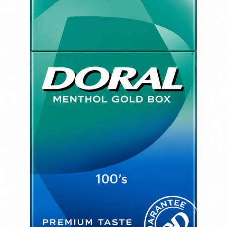DORAL MENTHOL GOLD 100 BX