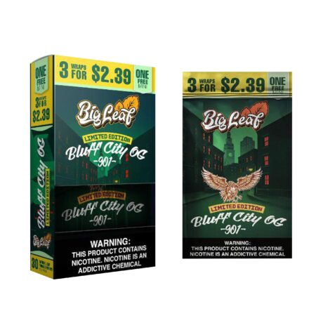 BIG LEAF BLUFF CITY OG - 3 FOR $2.39 - 10/3PK