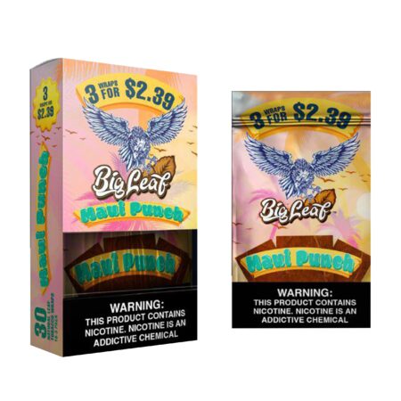 BIG LEAF MAUI PUNCH - 3 FOR $2.39 - 10/3PK