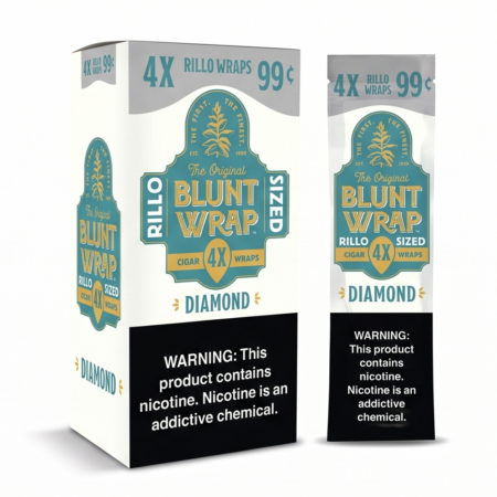 BLUNT WRAP DIAMOND - 4 FOR 99C - 15CT