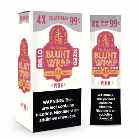 BLUNT WRAP PINK - 4 FOR 99C - 15CT
