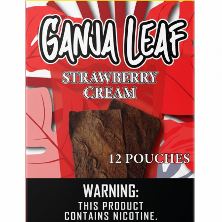 Ganja Leaf - Strawberry Cream - 2 For $1.99 - 12Ct