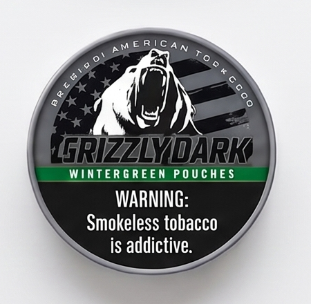 Grizzly Dark - Wintergreen Pouches - 5Pk