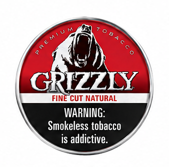 Grizzly Fine Cut - Natural - 5Pk