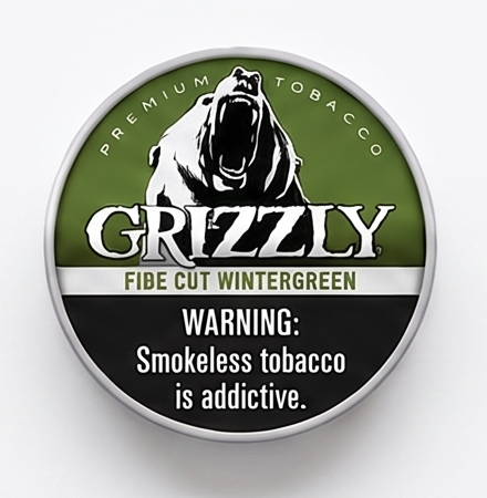 Grizzly Fine Cut - Wintergreen - 5Pk