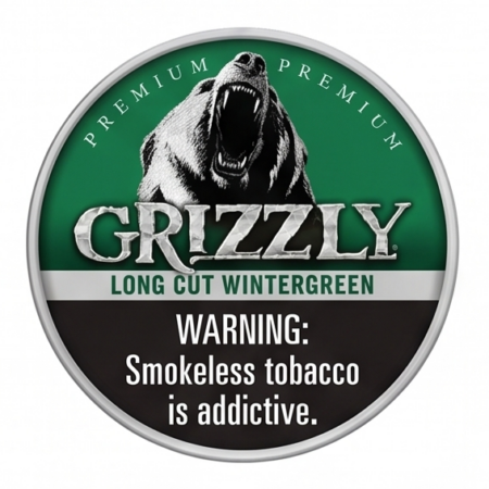 Grizzly Long Cut - Wintergreen - 5Pk