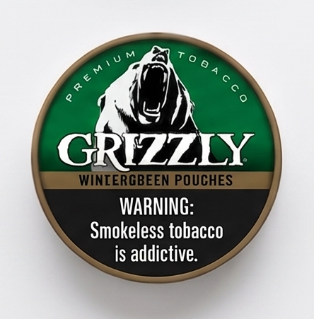 Grizzly - Wintergreen Pouches - 5Pk