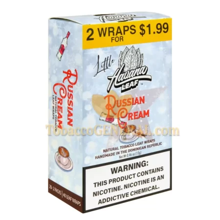 HAVANA LEAF RUSSIAN CREAM - 2 FOR $1.99 - 20CT