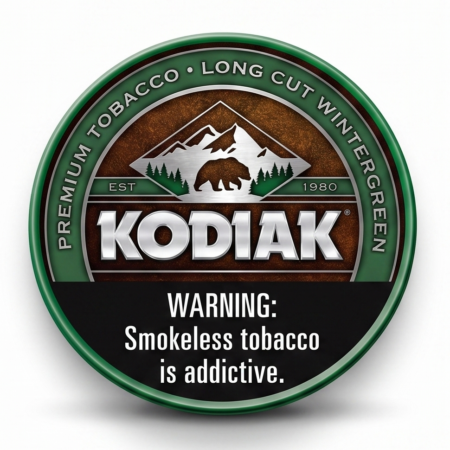 Kodiak Long Cut - Wintergreen - 5Pk