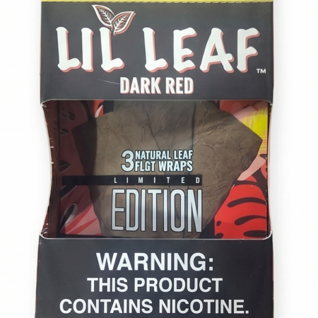 LIL LEAF DARK RED - 3 FOR $2.99 - 10/3 PK